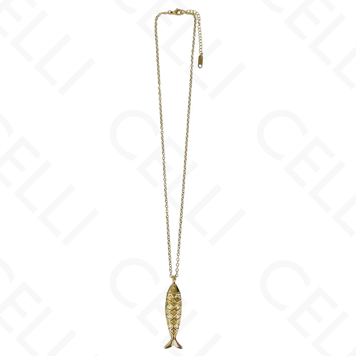 钢制项链 - 鱼形