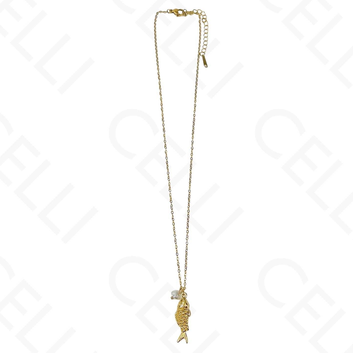 Colar de aço - peixe