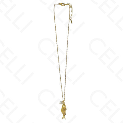 Colar de aço - peixe