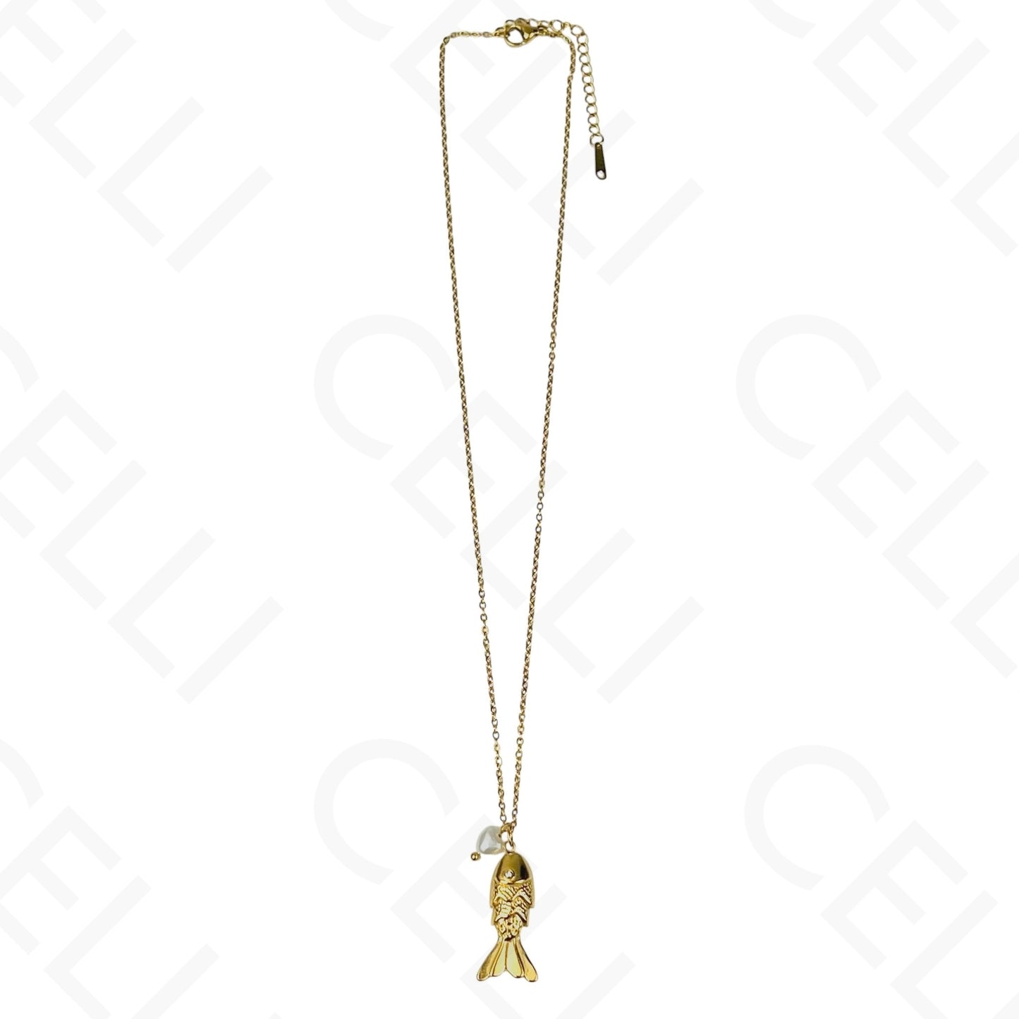 Colar de aço - peixe