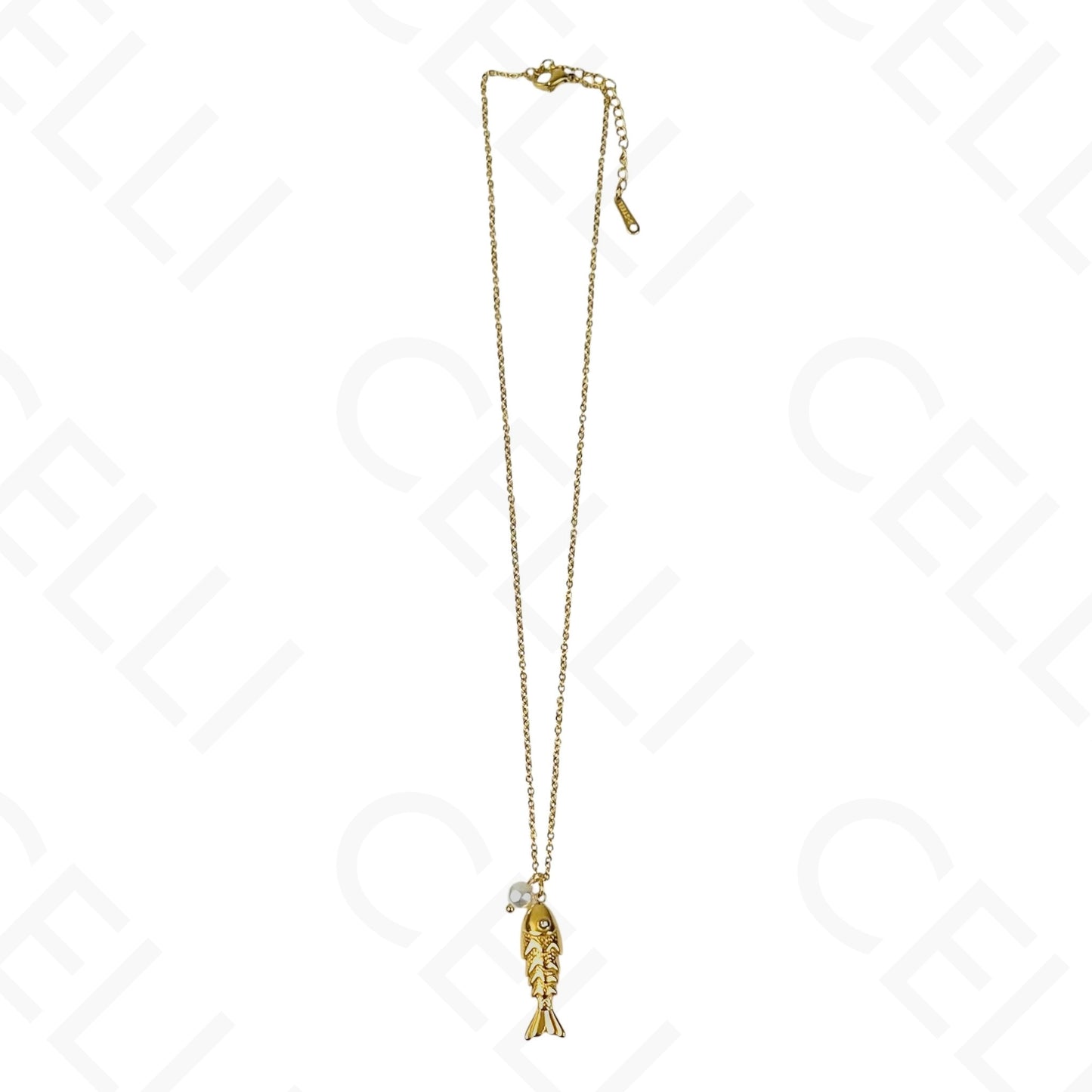 Colar de aço - peixe