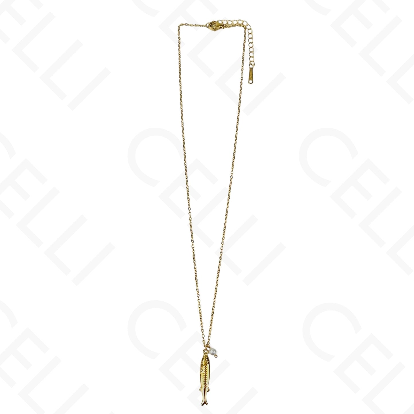 Colar de aço - peixe