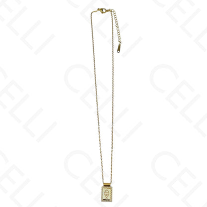 Colar de aço - escapulário peixe