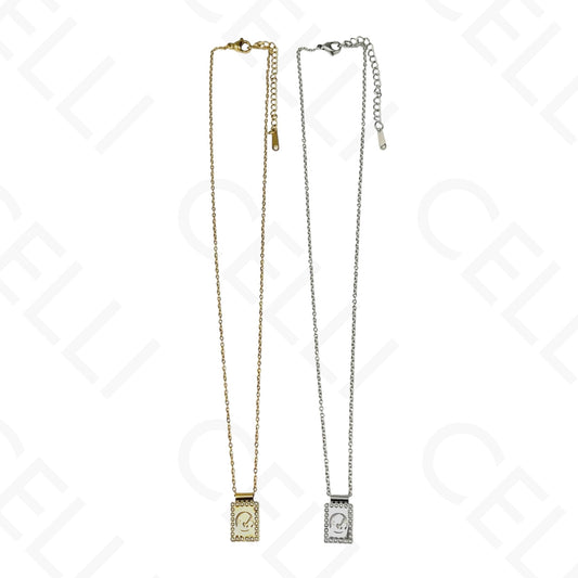 钢制项链 - 母亲圣牌