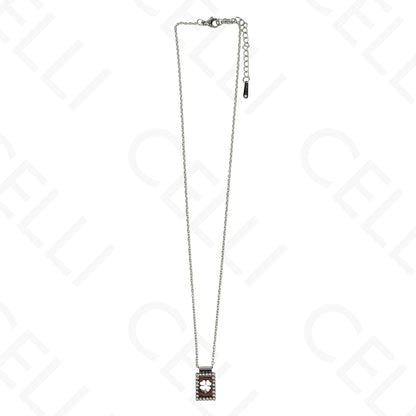 Colar de aço - escapulário trevo