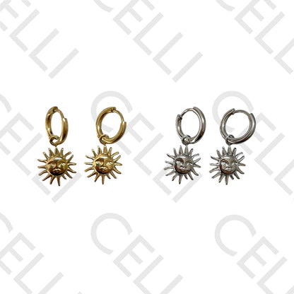 Steel Necklace/Ring/Earring - Sun