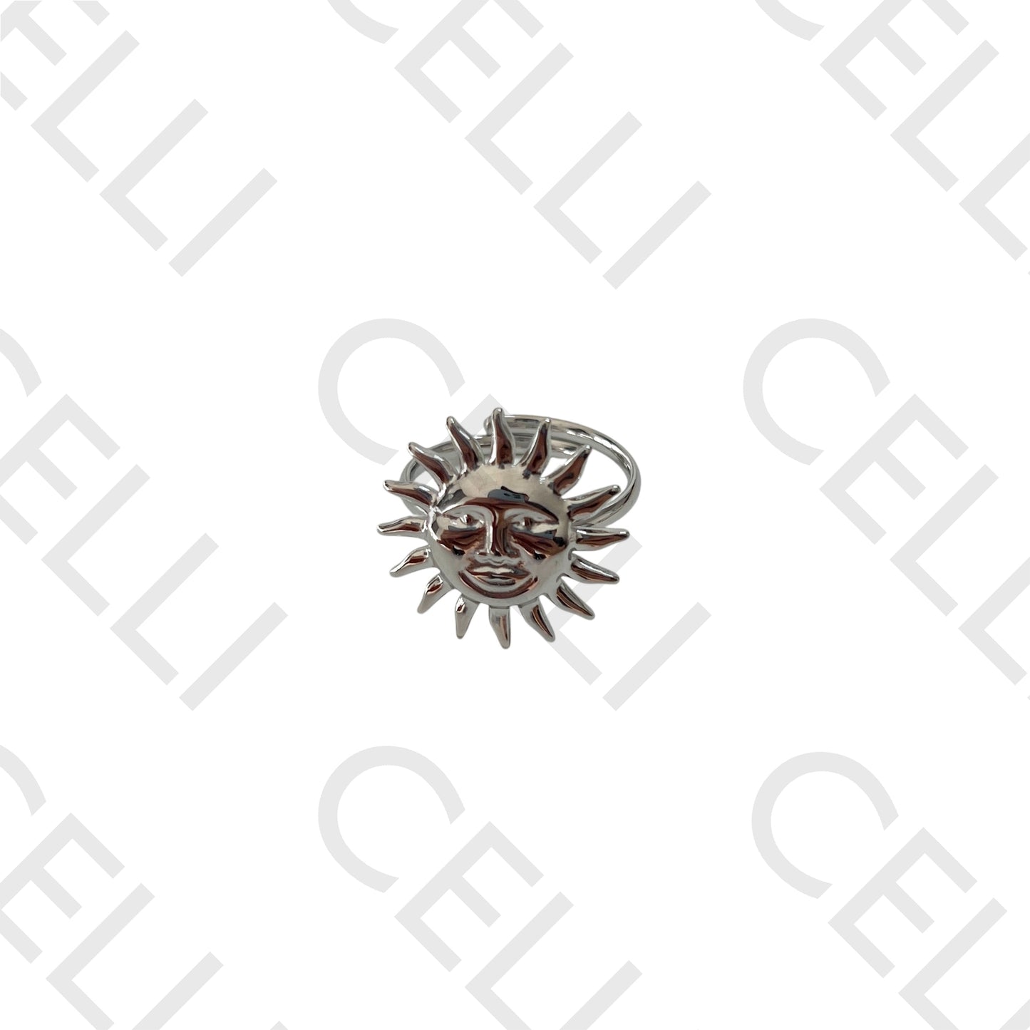 Steel Necklace/Ring/Earring - Sun