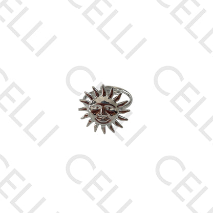 Steel Necklace/Ring/Earring - Sun
