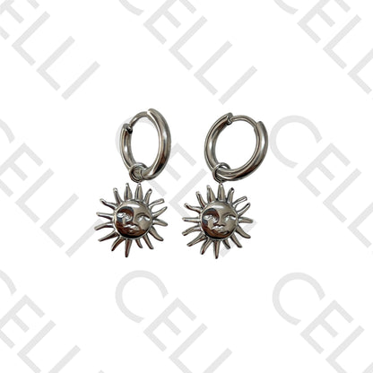 Steel Necklace/Ring/Earring - Sun
