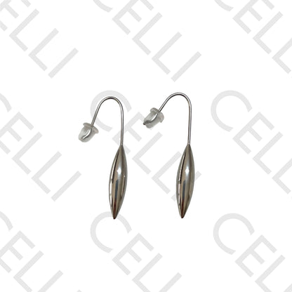 Brinco de Aço - Formato tipo Bala