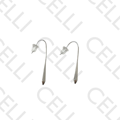 Brinco de Aço - Formato tipo Bala