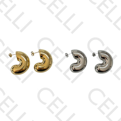 Brinco de Acero - Media argolla gruesa