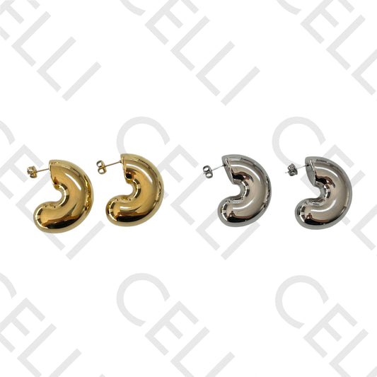 Brinco de Acero - Media argolla gruesa