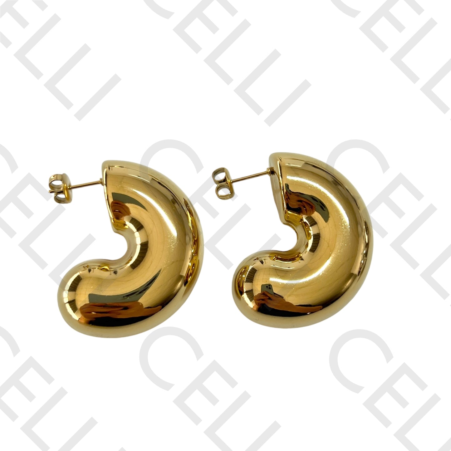 Brinco de Acero - Media argolla gruesa