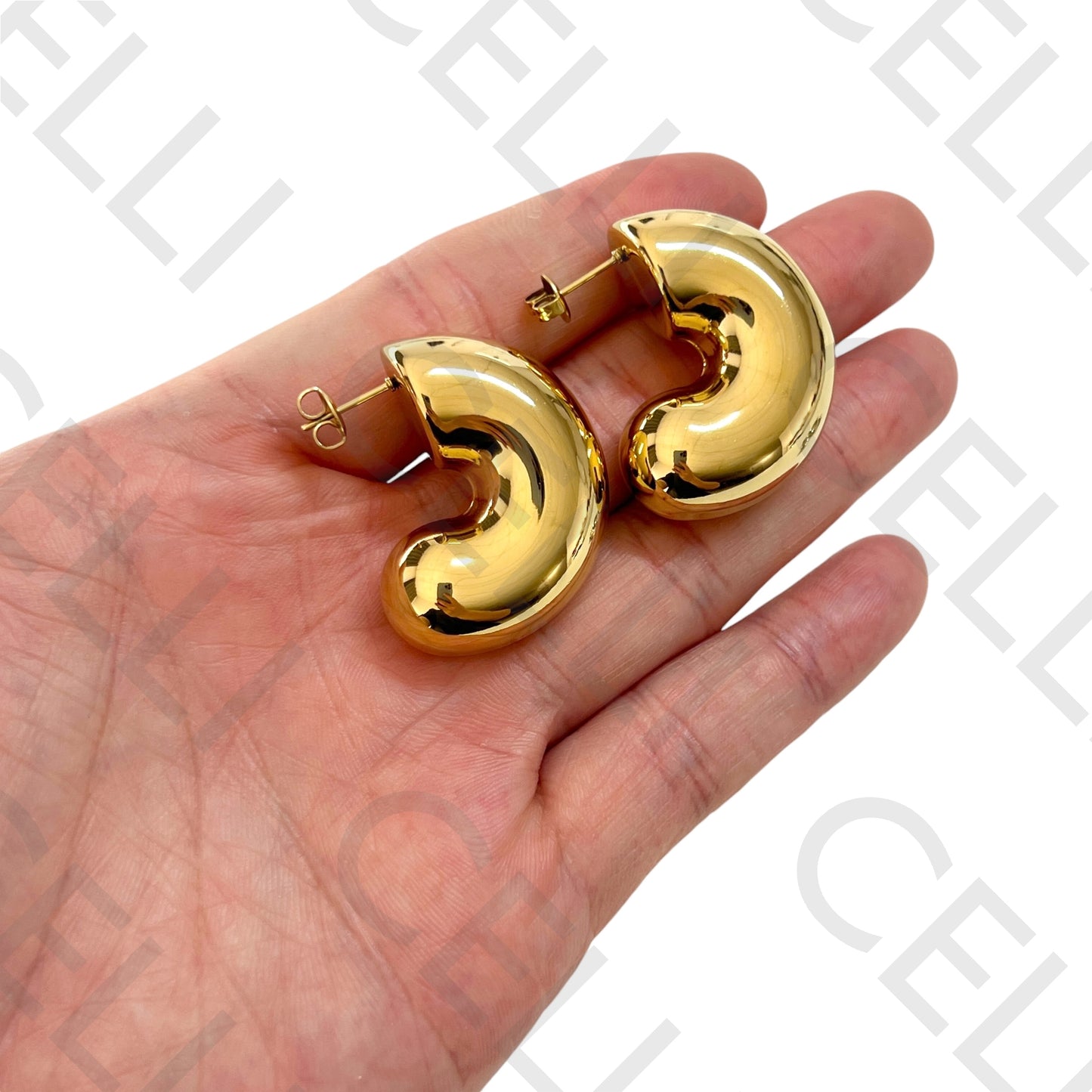 Brinco de Acero - Media argolla gruesa