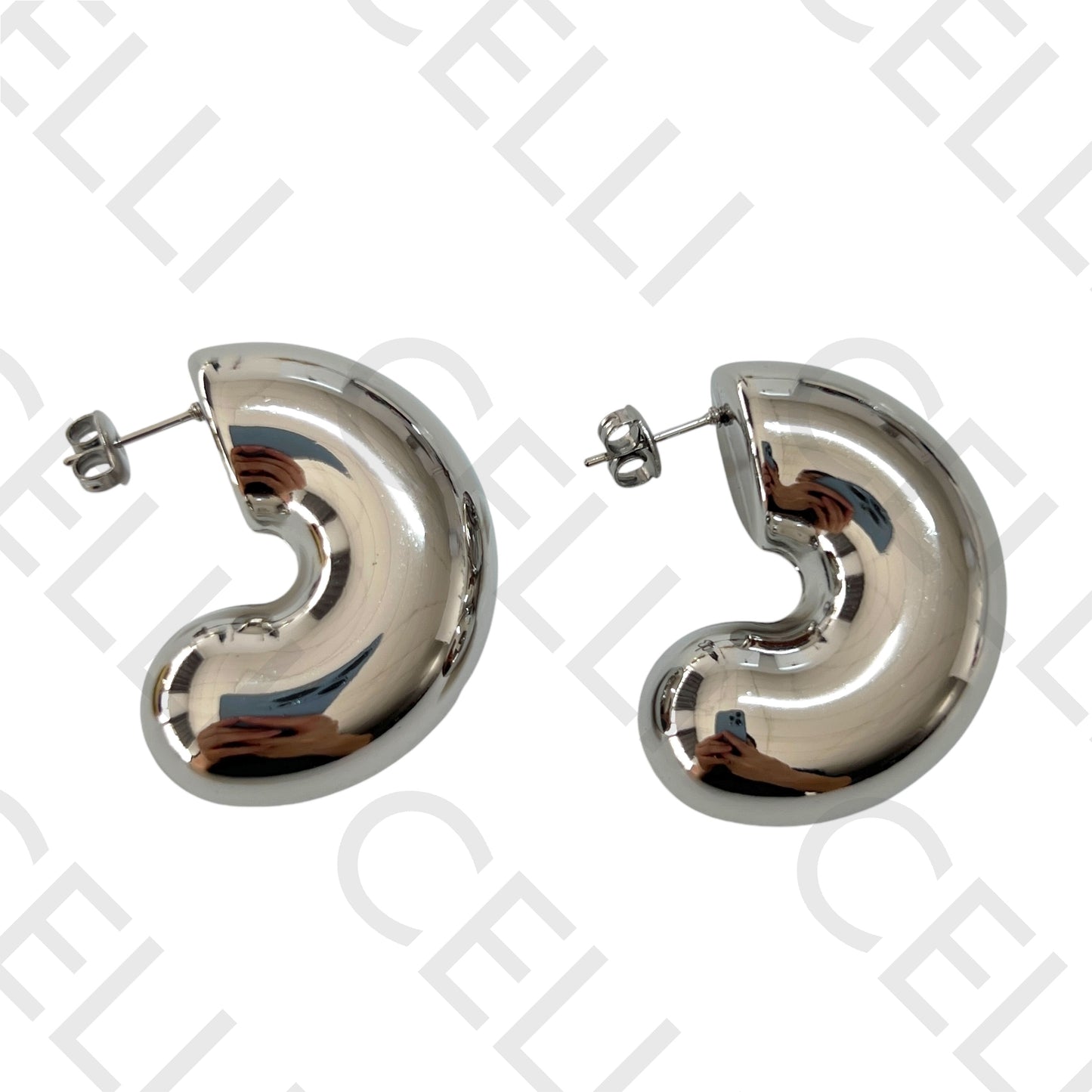 Brinco de Acero - Media argolla gruesa