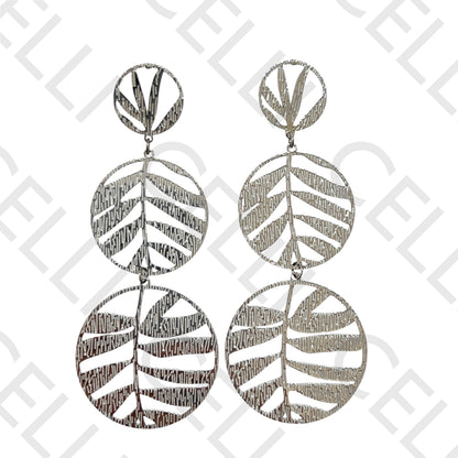 Salto de Acero - 3 medallas redondas hoja