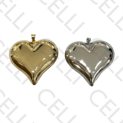 Medalha de Aço - coração (grande)