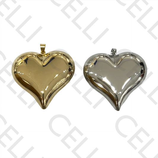 Medalha de Aço - coração (grande)