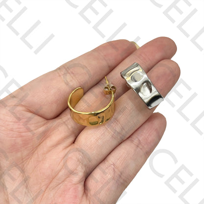 Brinco Argola de Aço - detalhado