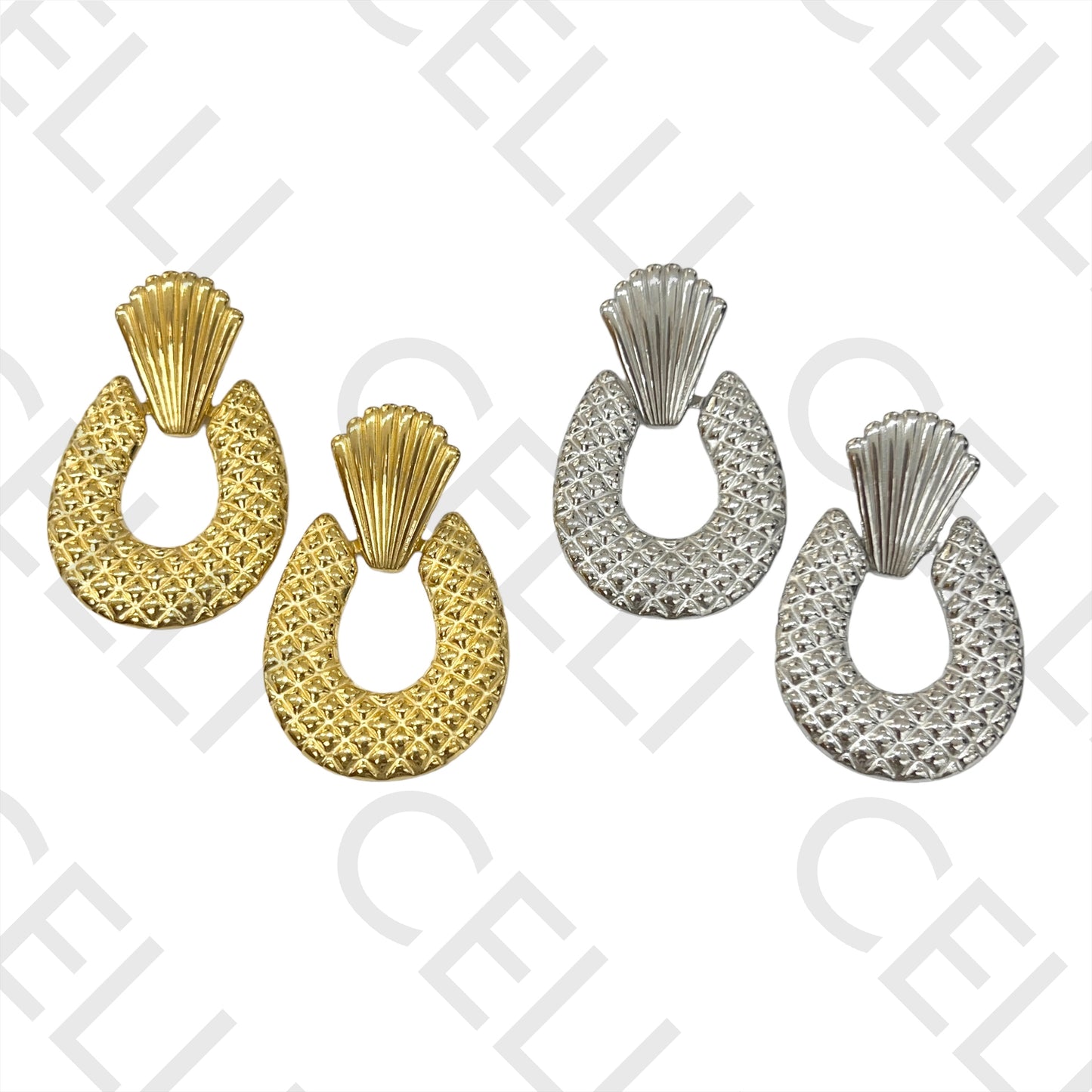 Brinco de Aço - concha detalhada