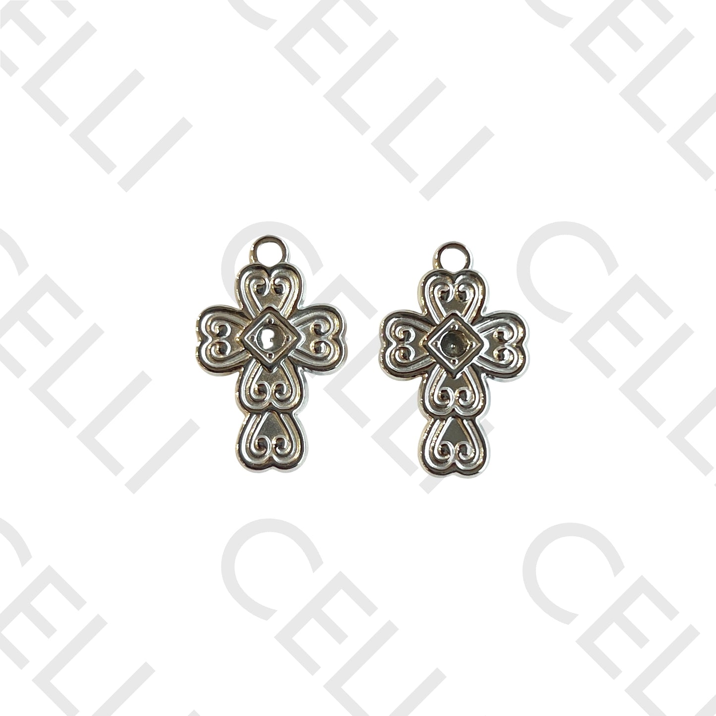 Medalha de Aço - cruz (2 und.)