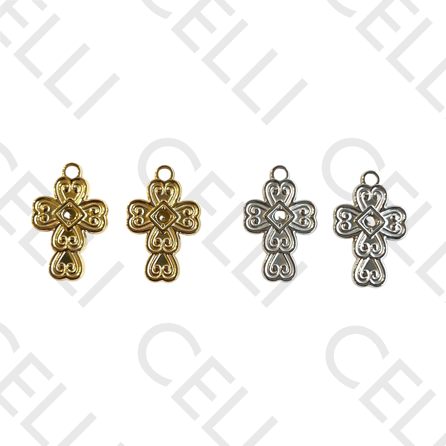 Medalha de Aço - cruz (2 und.)