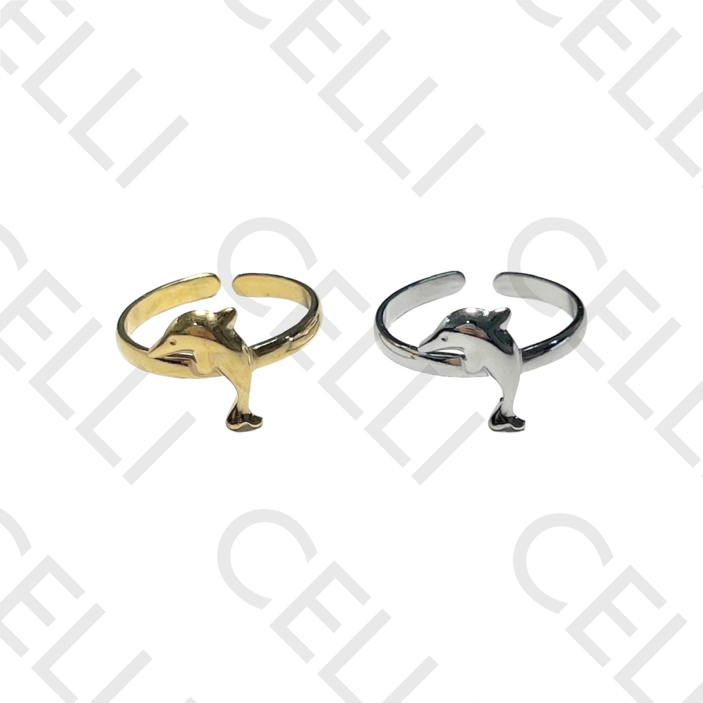 Steel Ring - Dolphin