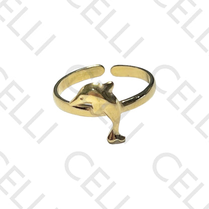 Steel Ring - Dolphin