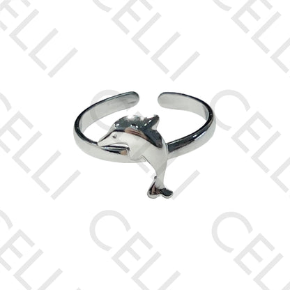 Steel Ring - Dolphin