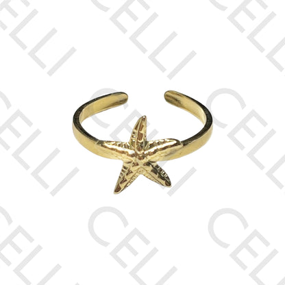 Steel Ring - Starfish