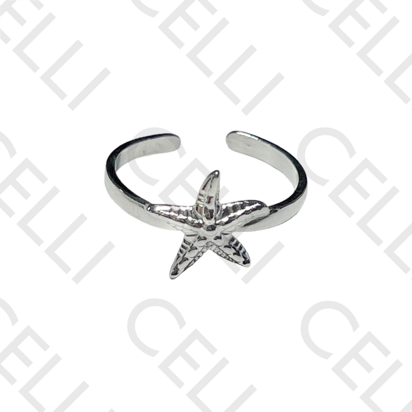 Steel Ring - Starfish