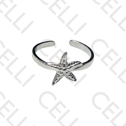Steel Ring - Starfish