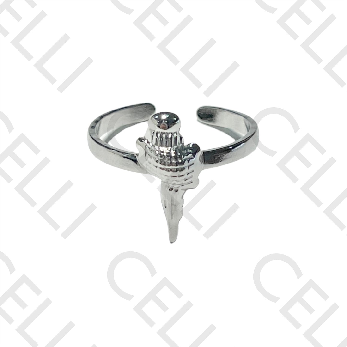 Steel Ring - conch
