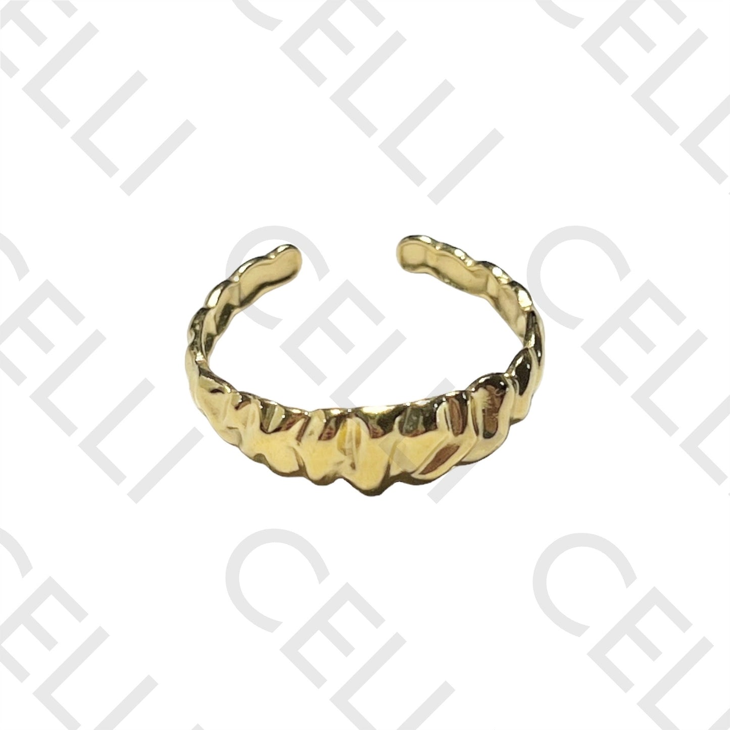 Anillo de acero - abollado