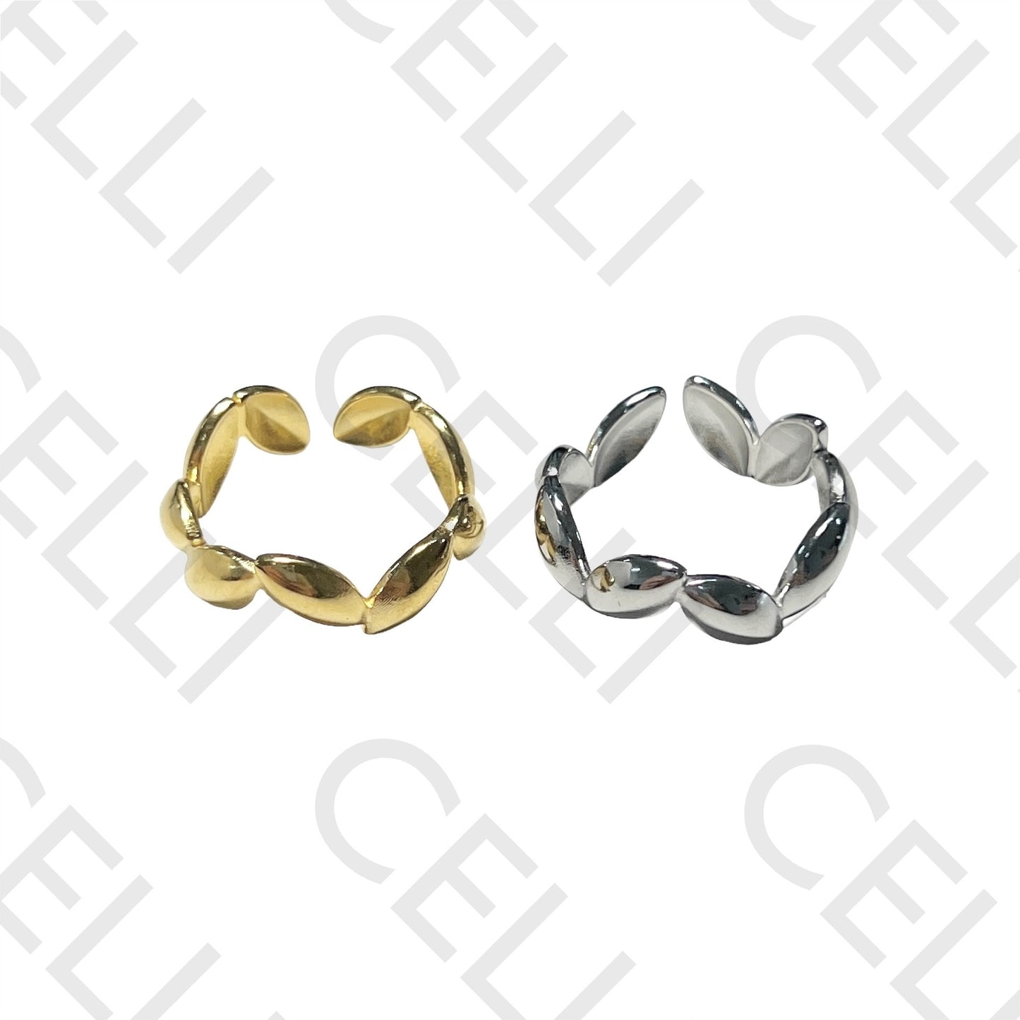 Anel de Aço - bago de arroz