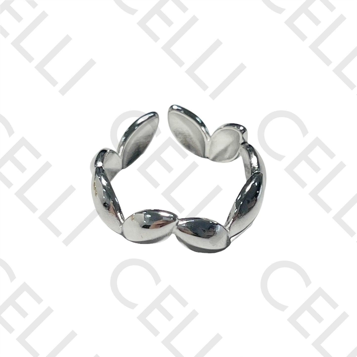 Anel de Aço - bago de arroz