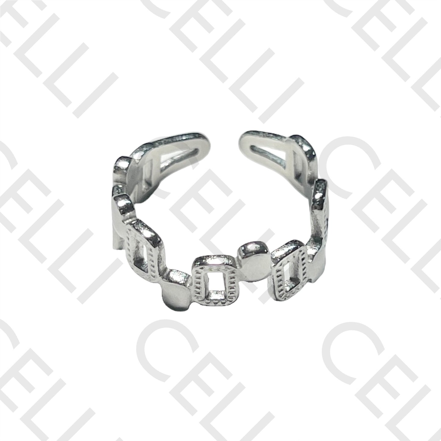 Steel Ring - Rectangles