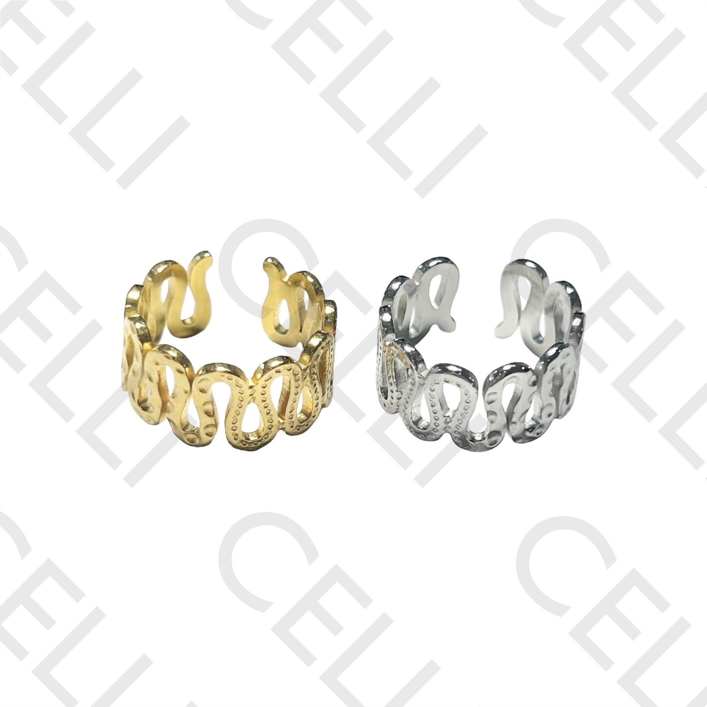 Steel Ring - corrugated