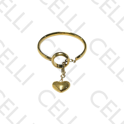 Steel Ring - Heart