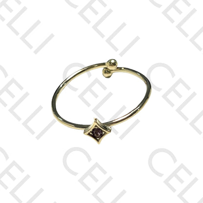 Steel Ring - Bright Colorful Star