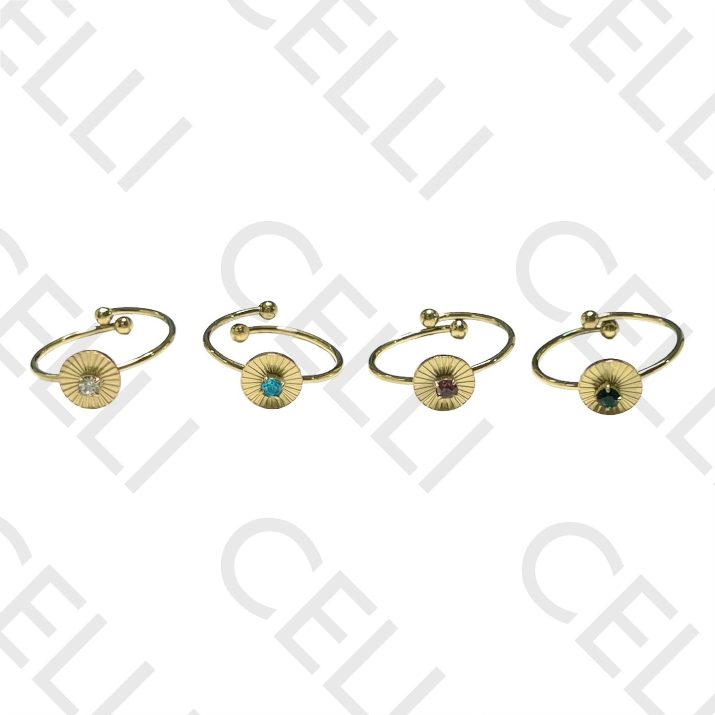 Steel Ring - Bright Colorful Circle