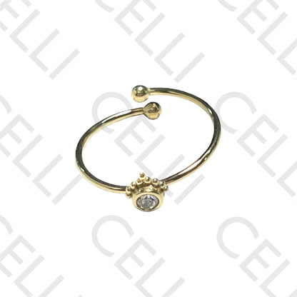 Steel Ring - Bright Colorful Eye