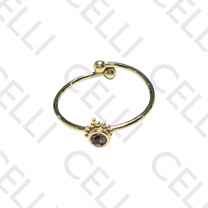 Steel Ring - Bright Colorful Eye