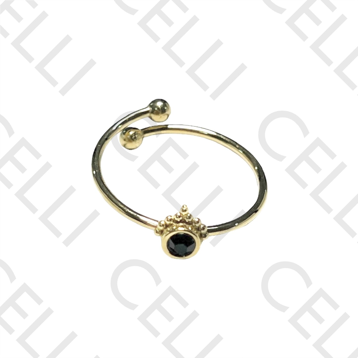 Steel Ring - Bright Colorful Eye