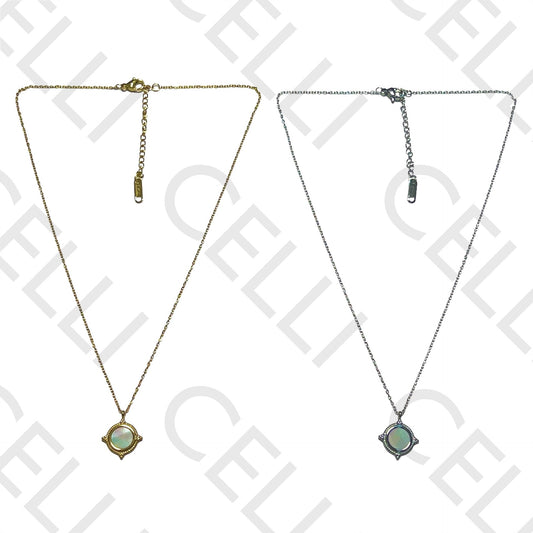 钢质项链 - 母贝