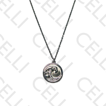 钢质项链 - 波浪