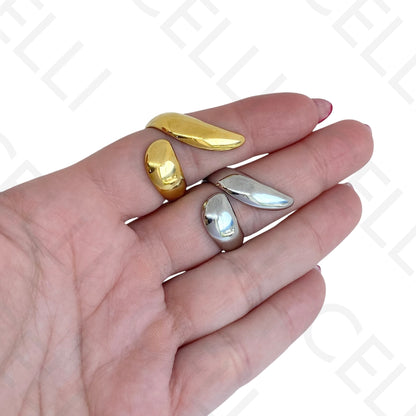 Anel de Aço Ajustável - amassado