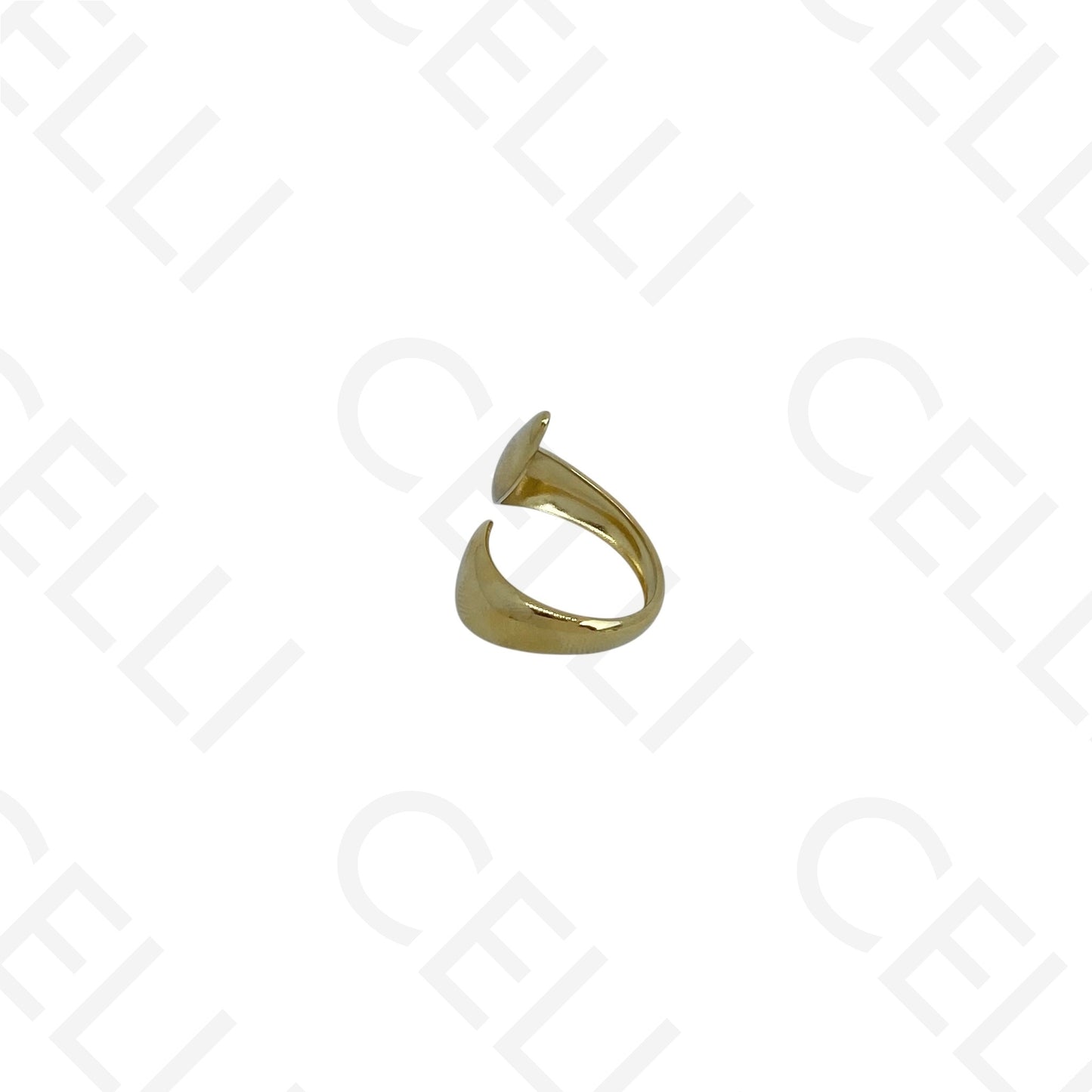 Anel de Aço Ajustável - amassado