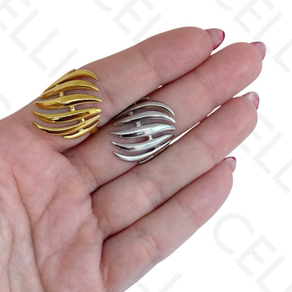 Anel de Aço Ajustável - folha